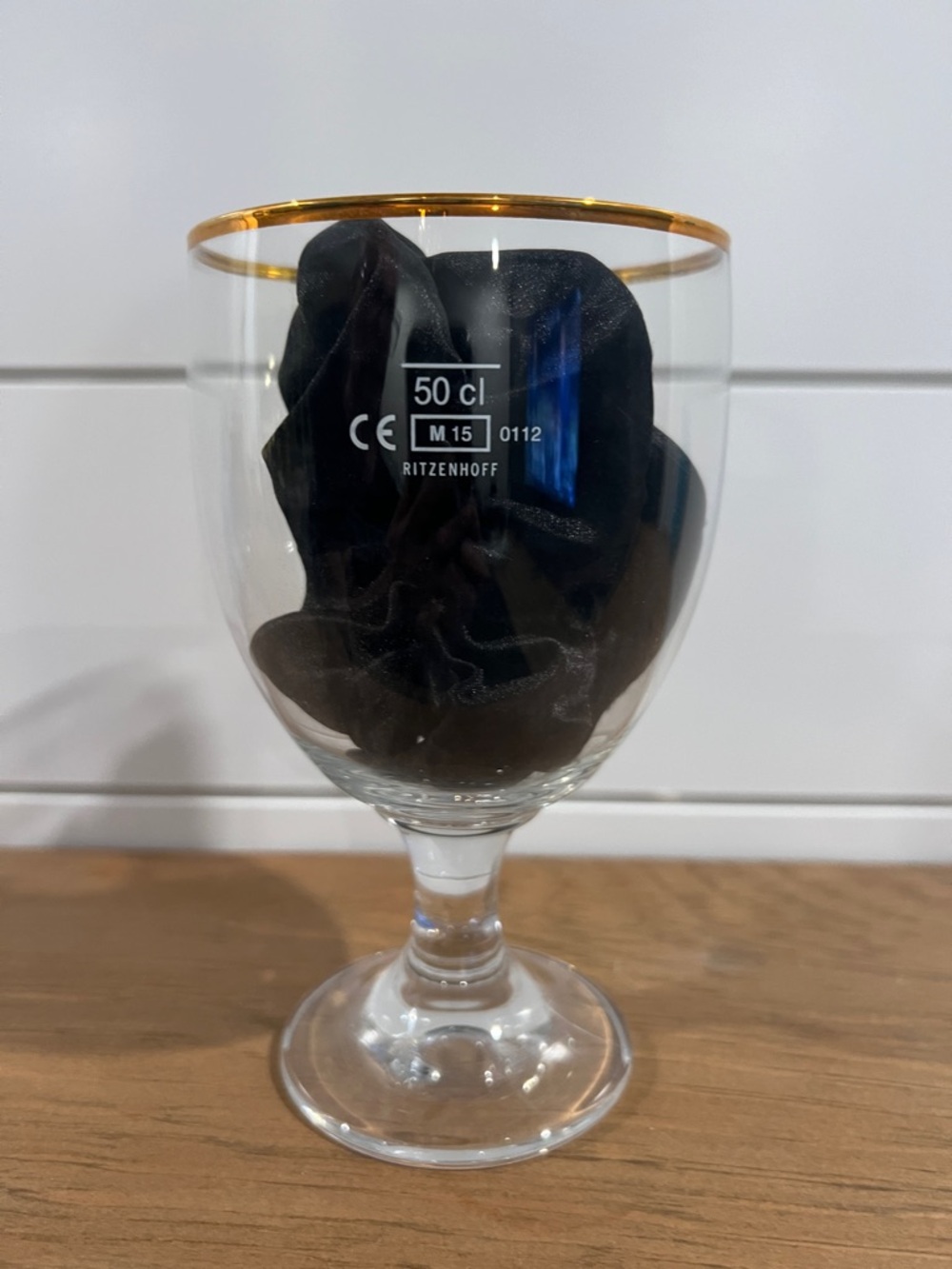 Official Ritzenhoff Grimbergen Belgian Beer Goblet with Phoenix Logo -Set of Six - Picture 5 of 8
